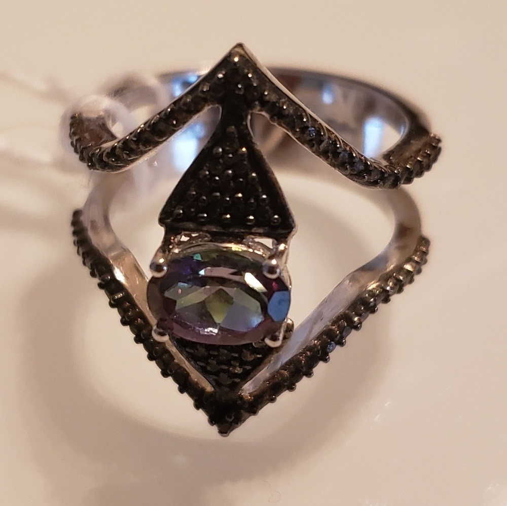 Northern Lights Mystic Topaz Ring